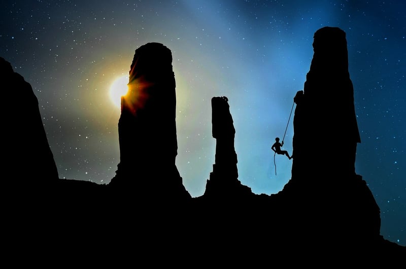 Rock Climbing in Nature